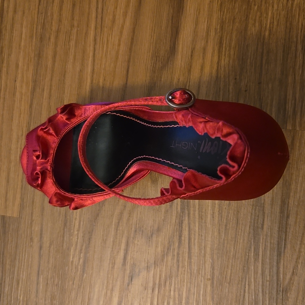 Pink Peep Toe Heels - Picture 12 of 16